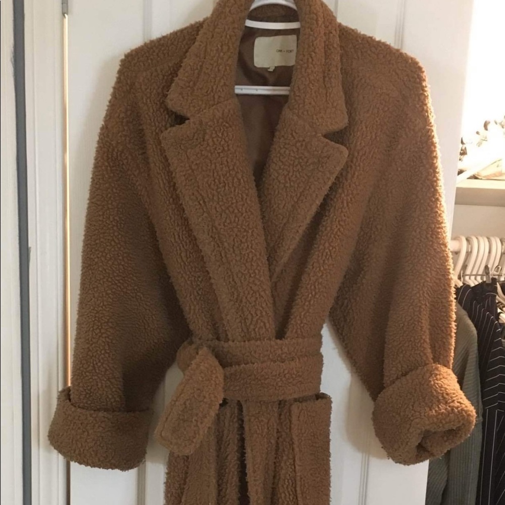 Oak + Fort Teddy Coat